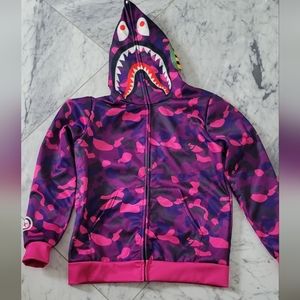 Eudolah full-zip Camo Hoodie